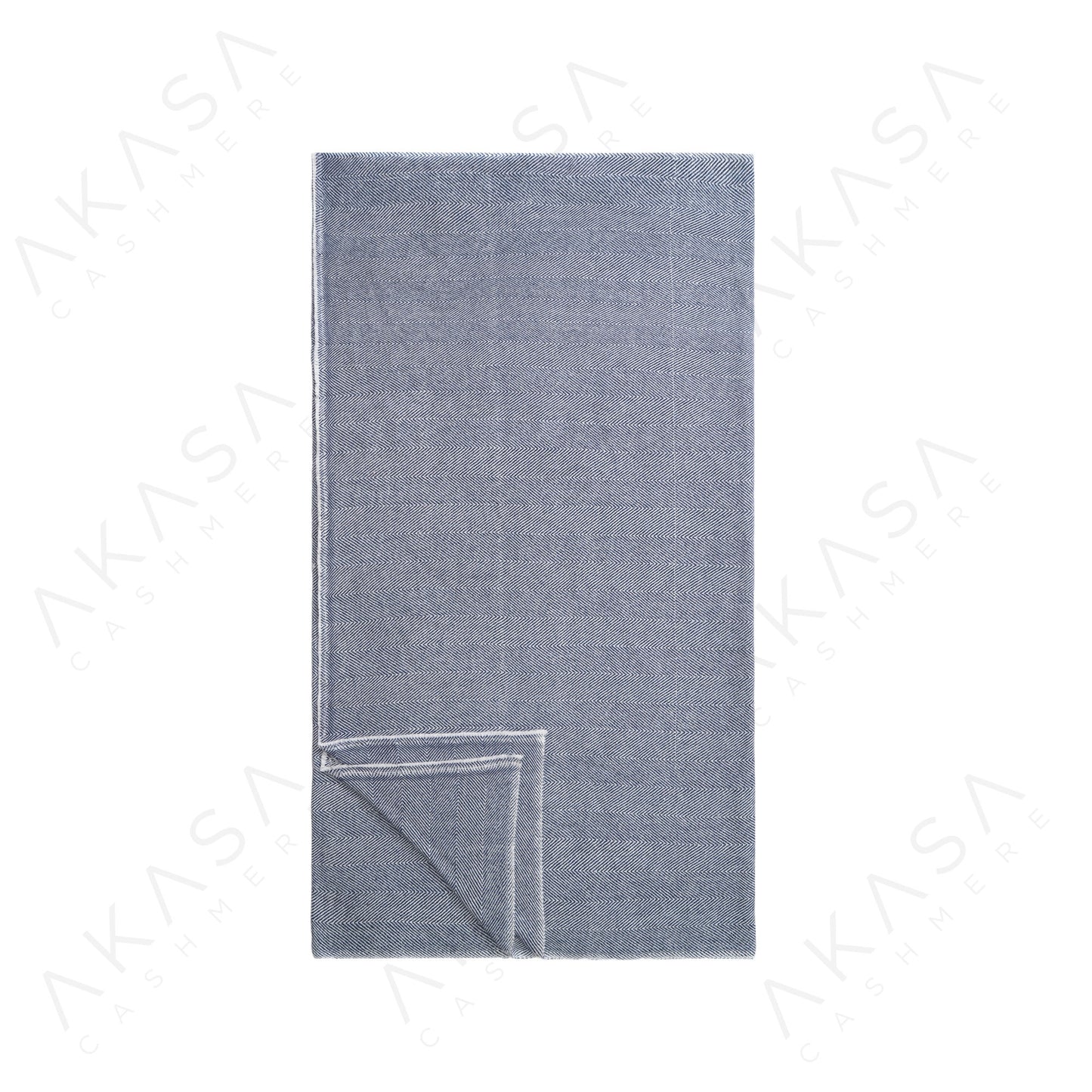 Navy Herringbone Stripe AKS009